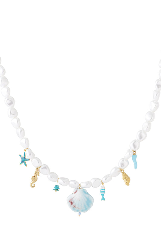Chic Artificial Pearl Necklace for Spring/Summer Elegance