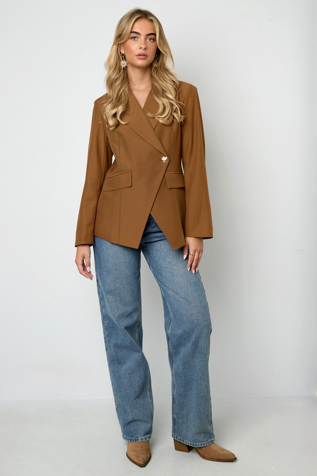 Elegant Winter Ladies' Suit Set in Black, Camel, Beige