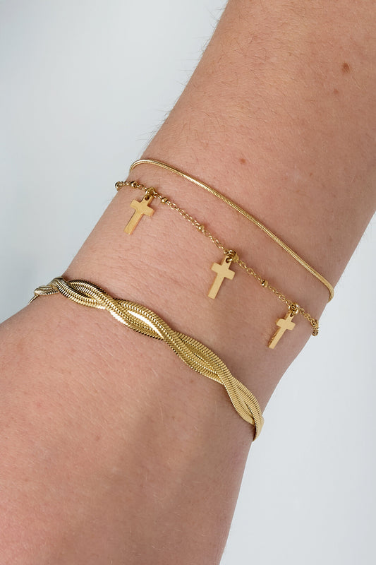 Elegant Multi-Layered Charm Bracelets for Women