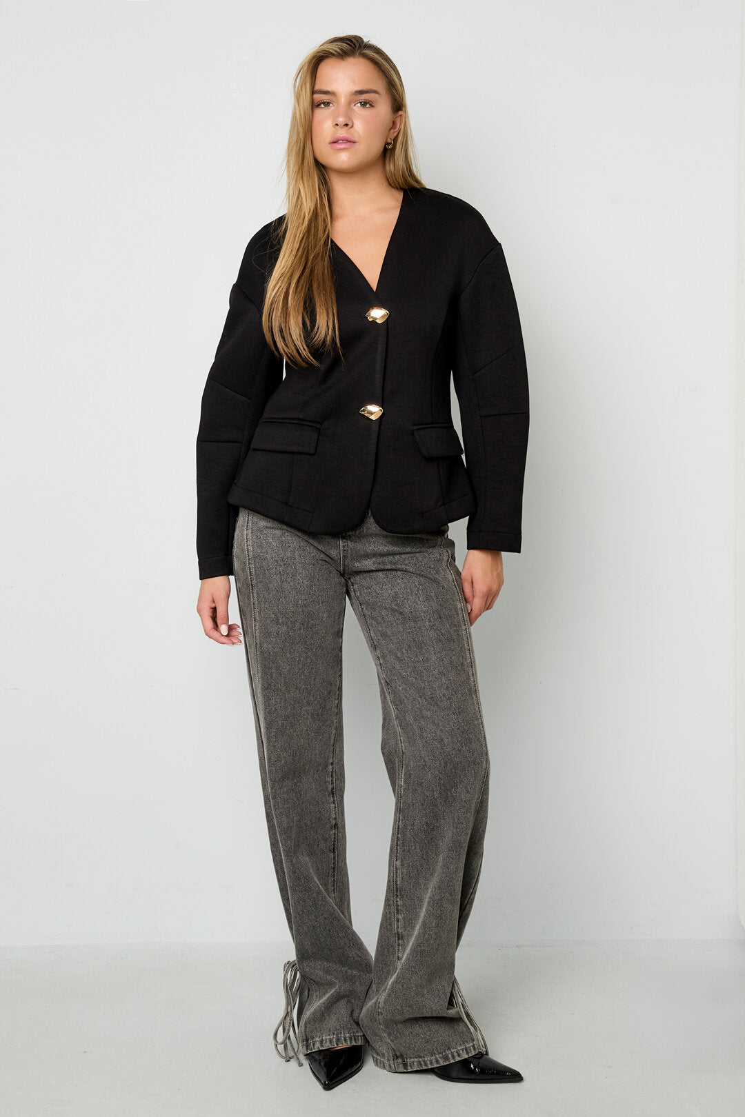 Elegant Women's Woven Suit Set for Fall/Winter