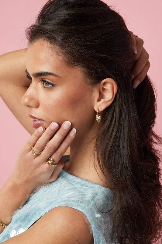 Elegant Heart Drop Earrings for Everyday Glam