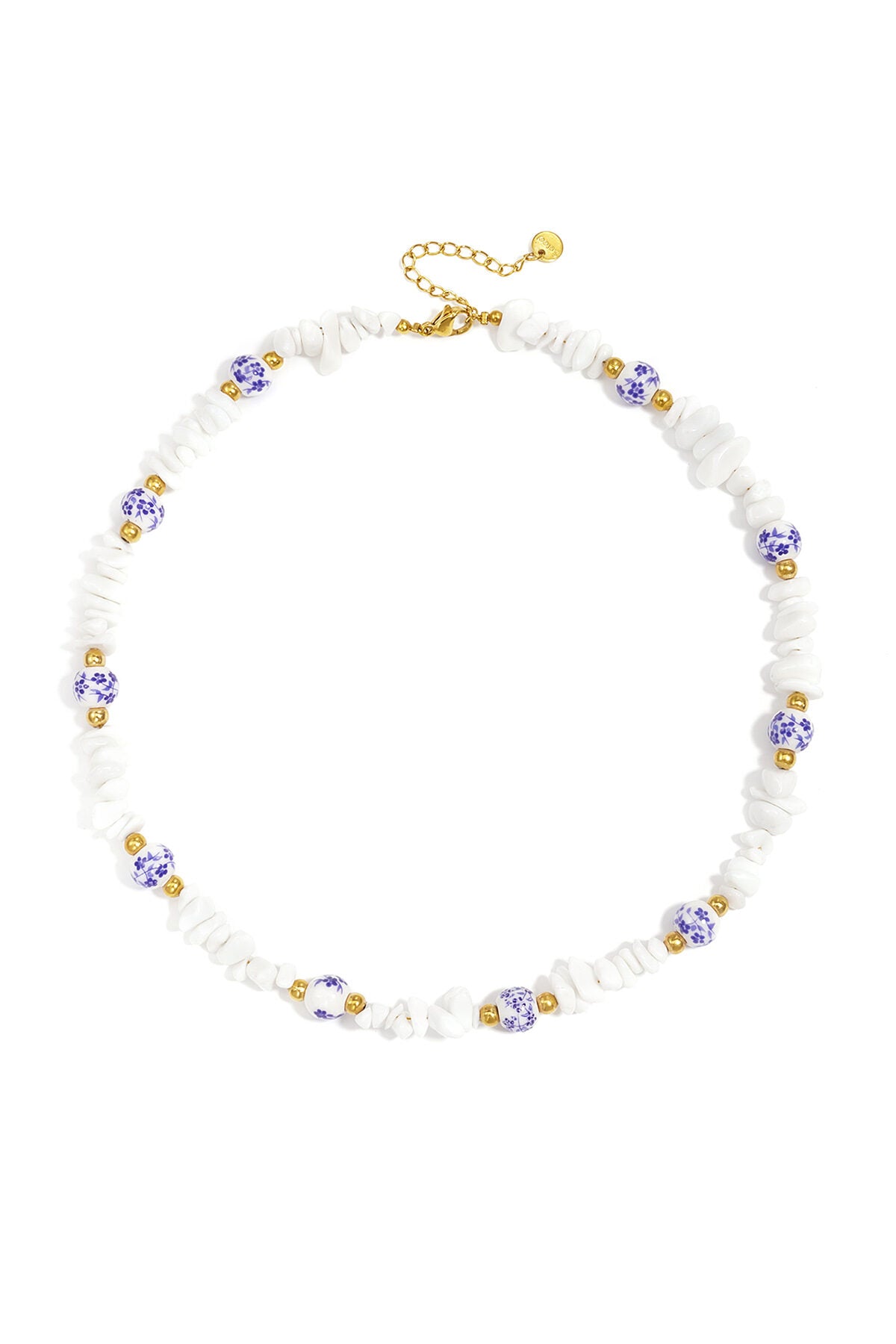 Elegant White Beaded Necklace for Summer Romance